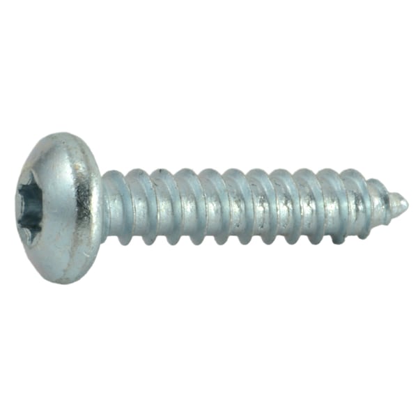 Midwest Fastener Sheet Metal Screw, #12 x 1 in, Zinc Plated Steel Pan Head Torx Drive, 20 PK 37084 - main